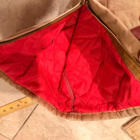 Carhartt Brown Duck Quilt Lined WorkPant 36x30 USA Made B11 Insulated Red Lining - Picture 6 of 8